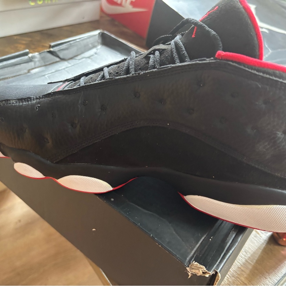 Nike Black and Red Athletic Sneakers